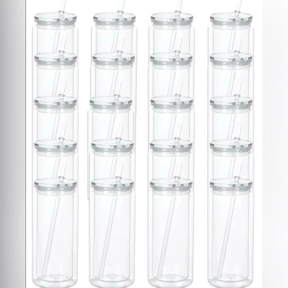 20 oz Acrylic Double-Walled Tall Tumbler for CUSTOM Snow Globe Tumbler